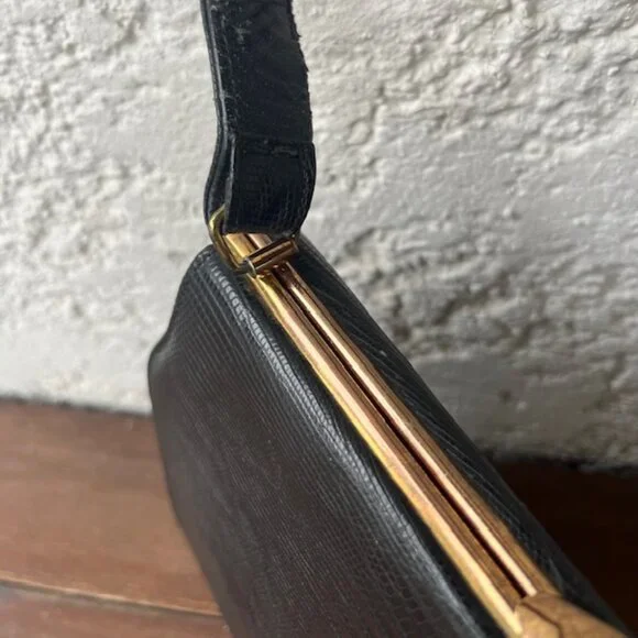 Vintage Lesco 1960s Lizard Handbag - Picture 9 of 11